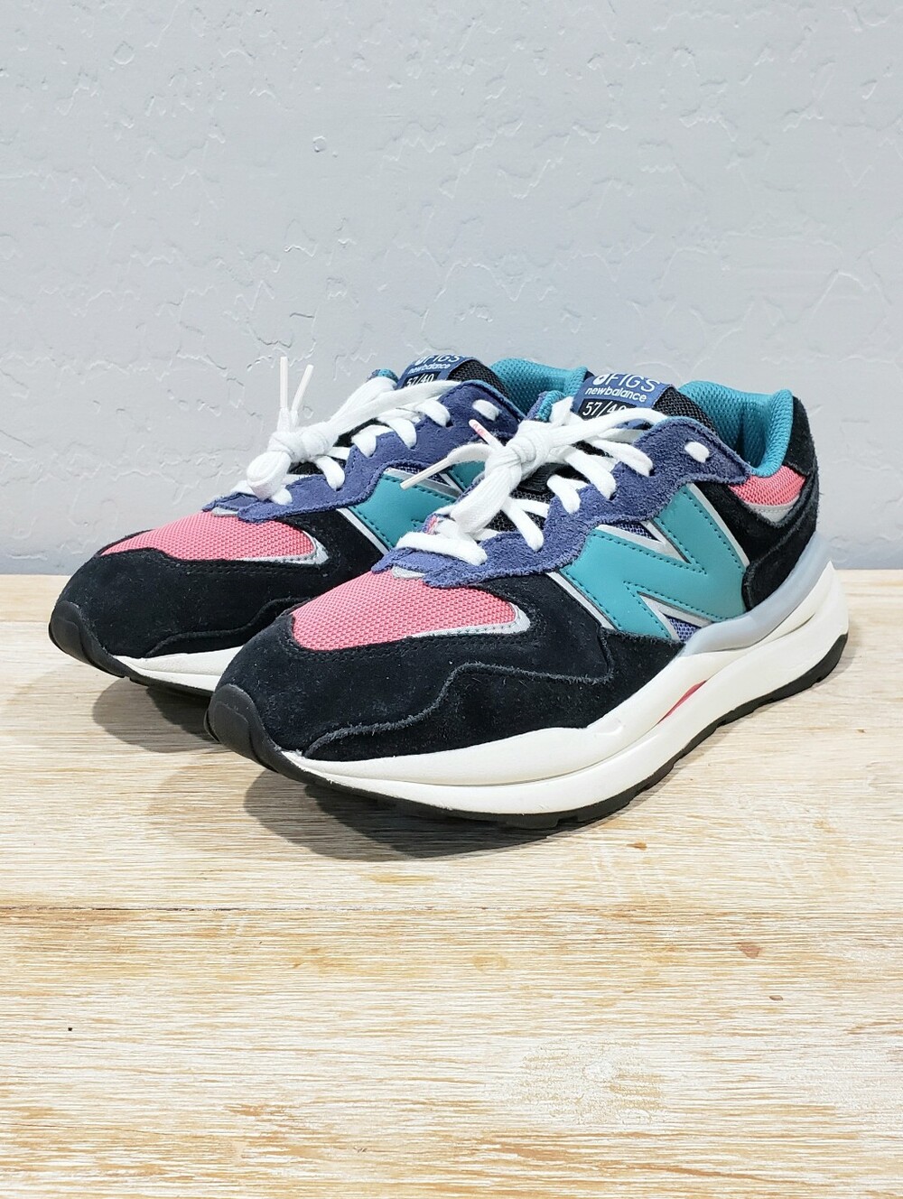 NEW BALANCE Women's FIGS X 57/40 "Cactus Desert Rose" Athleisure Sneakers (10W)